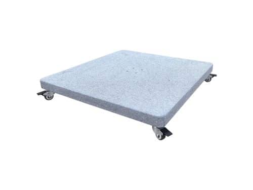 AVH parasolvoet 90 kg Hacienda / Siesta met 4 wielen robuust graniet (6,4x6,4)