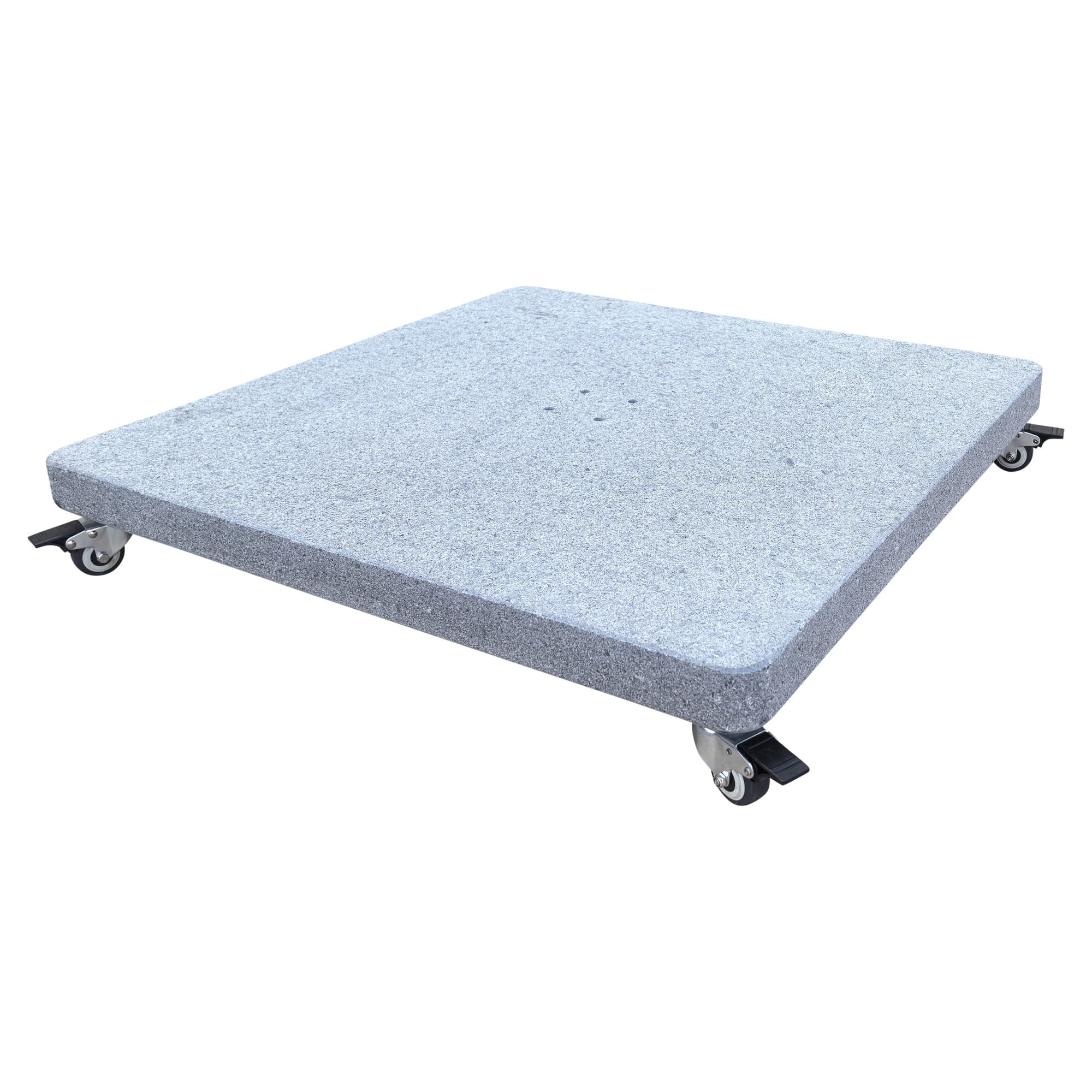 avh parasolvoet 90 kg hacienda / siesta met 4 wielen robuust graniet (6,4×6,4)