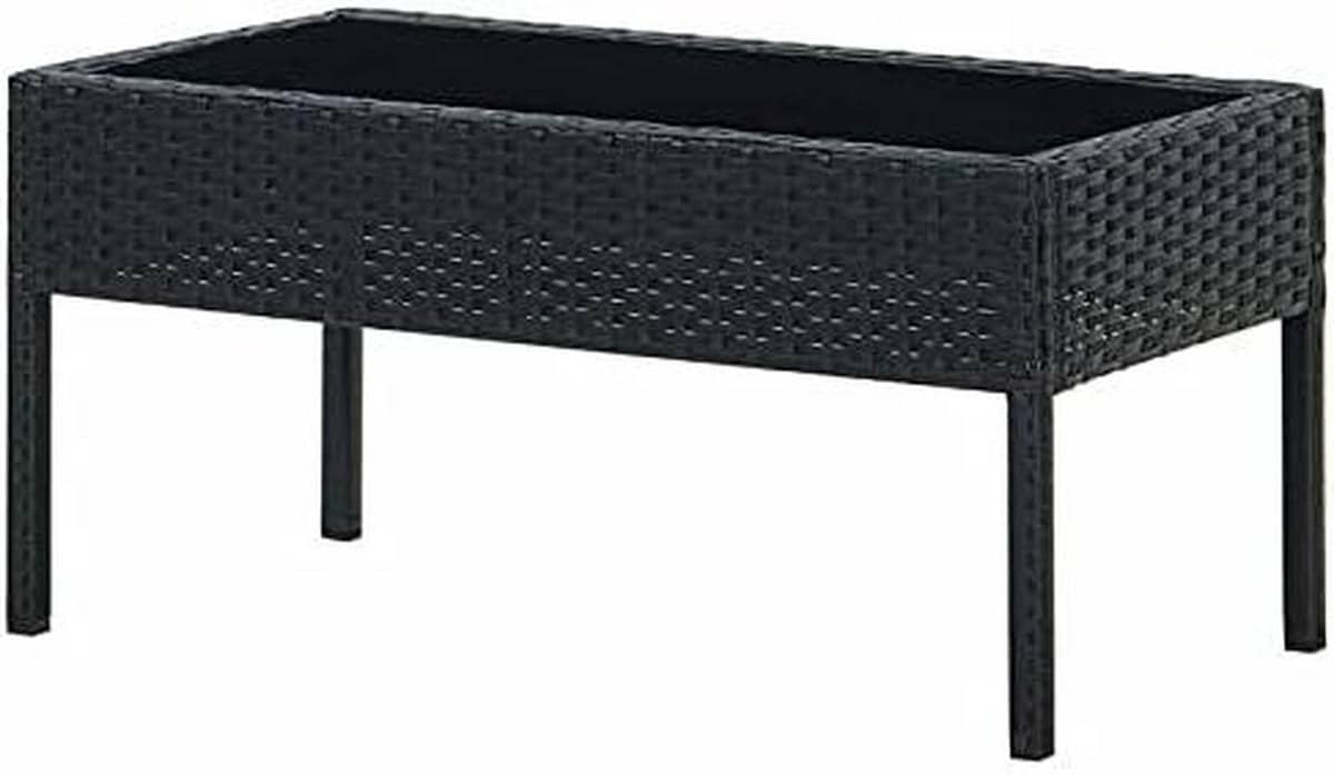 balkon bijzettafel buitentafel tuintafel buiten leven polyrotan