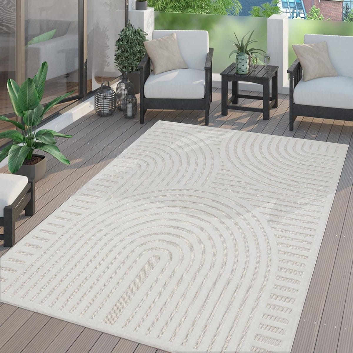 balkon tapijt buitenkleed terras buiten leven weerbestendig