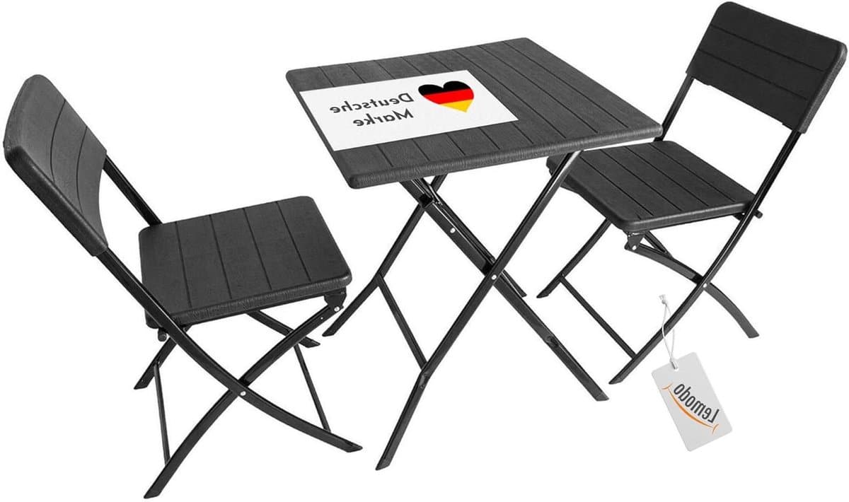 balkonset inklapbaar zitgroep buiten ontspannen buiten hout look