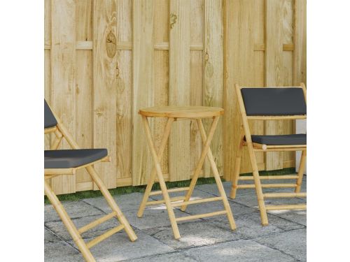 Bamboe Klaptafel - Balkon Tafel Terras - Buiten Zitten