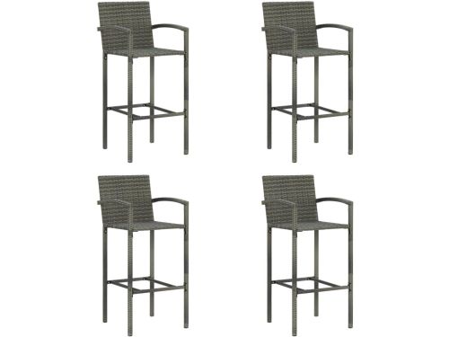 Barkruk set - Buitenstoelen - Terras Zomer - Weerbestendig UV-bestendig