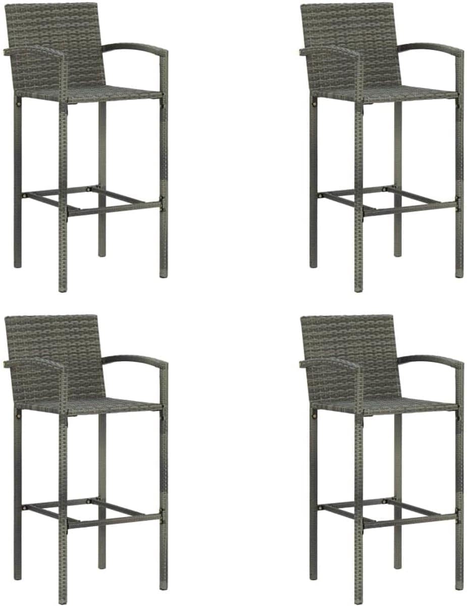 barkruk set buitenstoelen terras zomer weerbestendig uv bestendig