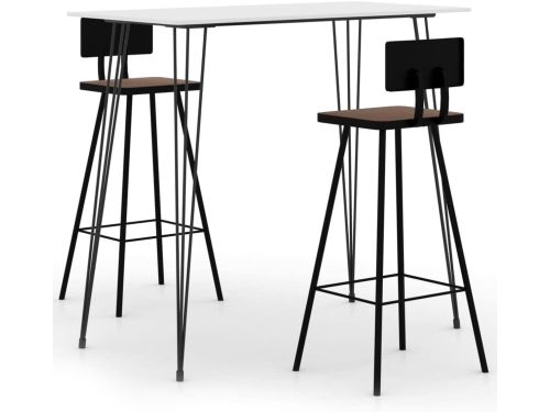 Barset 3-delig - Barthoog meubel - Terras Genieten - Uniek