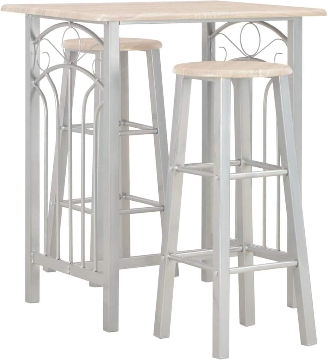 barset 3 delig hoge tafel set eetkamer keuken