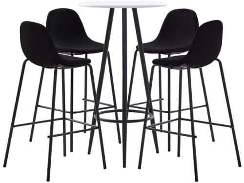 Barset 5-delig - Bartafel Stoelen - Terras Balkon - Stoffen