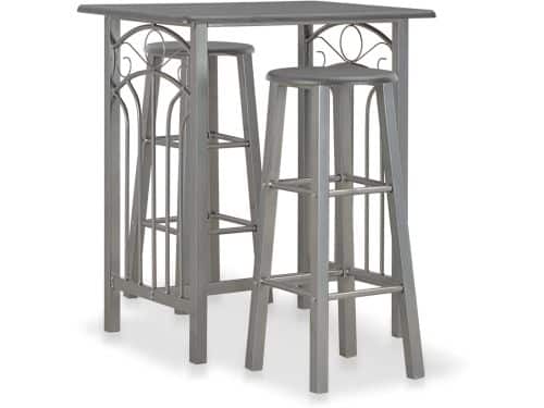 Barset Hout Staal - Buitenmeubels Set - Genieten in Tuin
