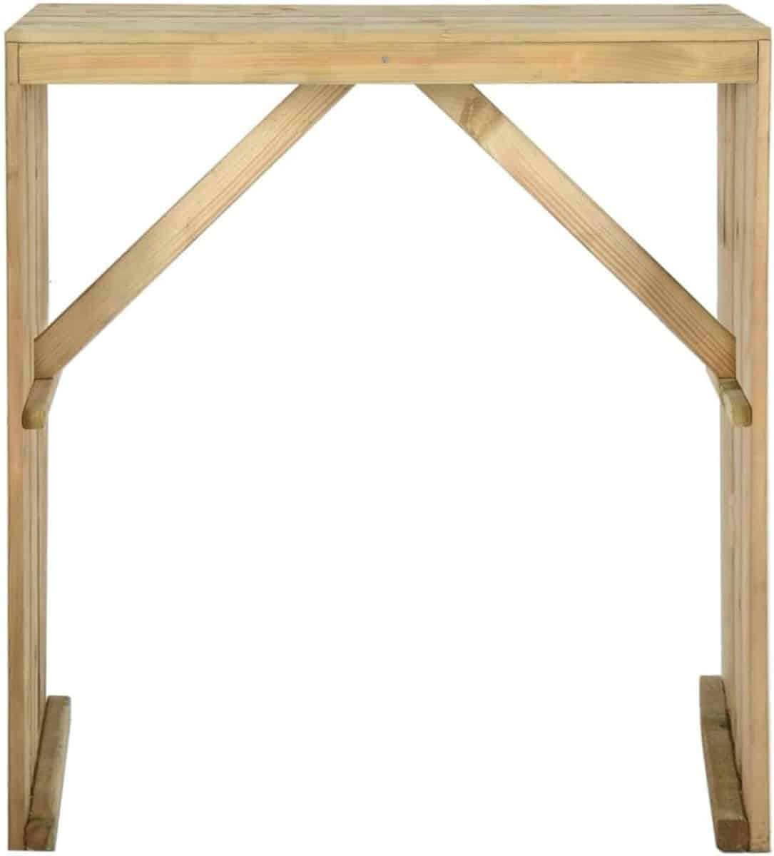 bartafel hout terrastafel gezellig borrelen geïmpregneerd grenenhout