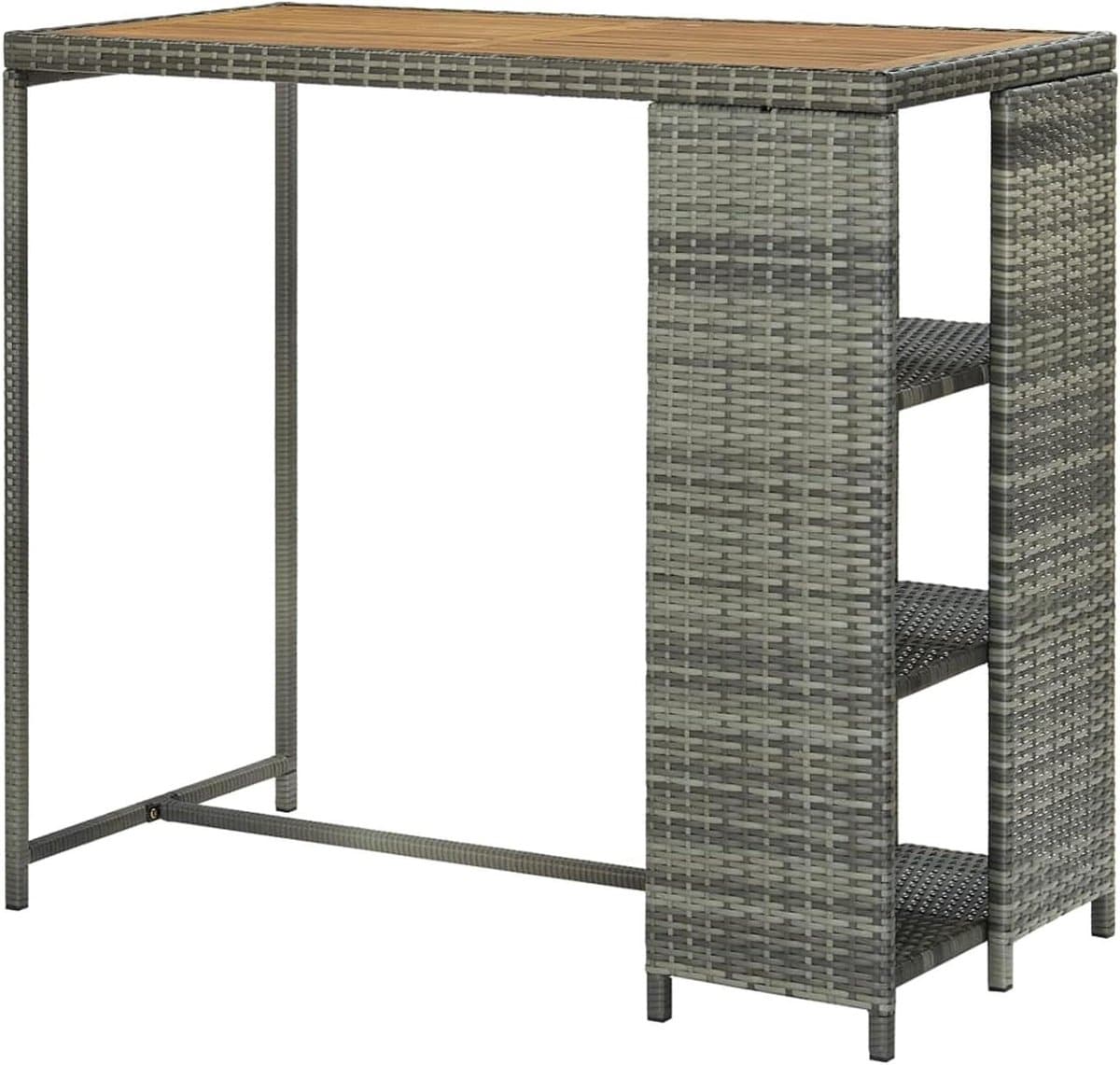 bartafel met planken staande tafel hoge tafel buiten