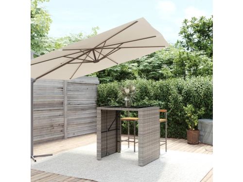 Bartafel Polyrotan - Statafel Buiten - Terras Genieten - Gehard