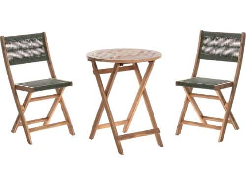 BELIANI PROSSEDI - Bistroset - Groen - Acaciahout