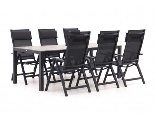 Bellagio Avenza/Fidenza 220cm dining tuinset 7-delig verstelbaar - Laagste prijsgarantie!
