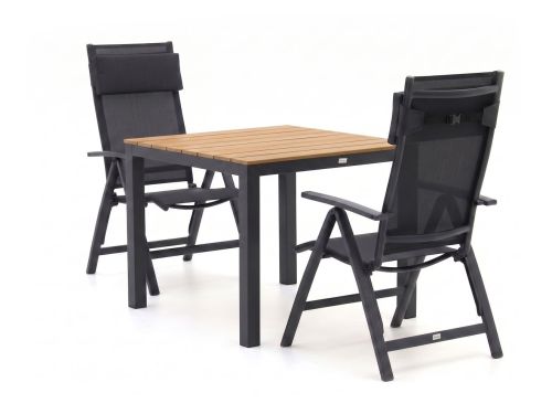 Bellagio Avenza/Fidenza 90cm dining tuinset 3-delig verstelbaar - Laagste prijsgarantie!