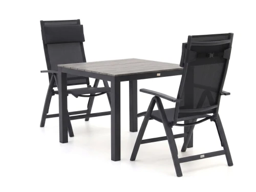 Bellagio Avenza/Fidenza 90cm dining tuinset 3-delig verstelbaar - Laagste prijsgarantie!
