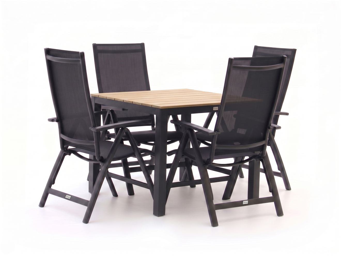 bellagio avenza/fidenza 90cm dining tuinset 5 delig verstelbaar laagste prijsgarantie!
