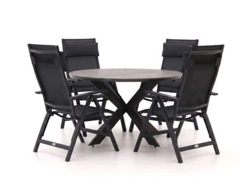 Bellagio Avenza/Fidenza ø126cm dining tuinset 5-delig verstelbaar - Laagste prijsgarantie!
