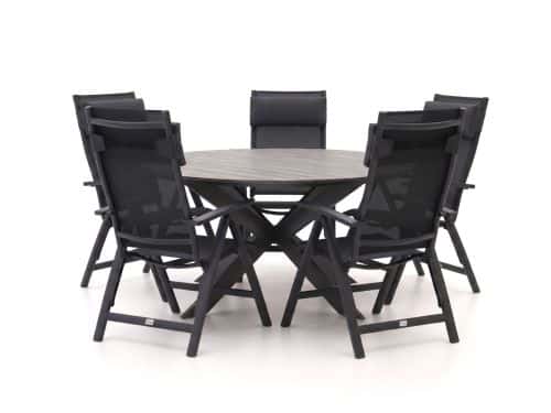 Bellagio Avenza/Fidenza ø149cm dining tuinset 6-delig verstelbaar - Laagste prijsgarantie!