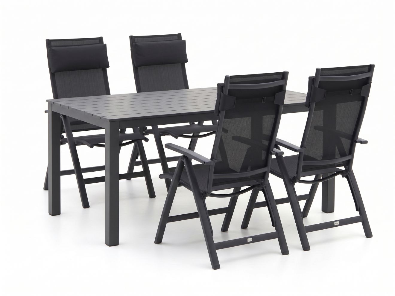 bellagio avenza/menzano 160cm dining tuinset 5 delig verstelbaar laagste prijsgarantie!