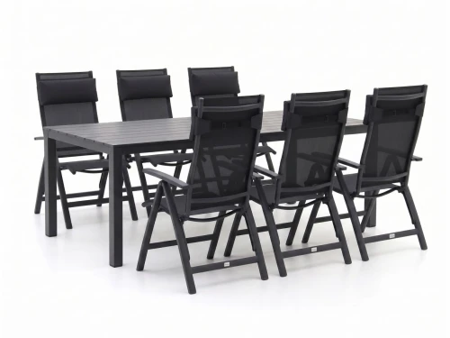 Bellagio Avenza/Menzano 220cm dining tuinset 7-delig verstelbaar - Laagste prijsgarantie!