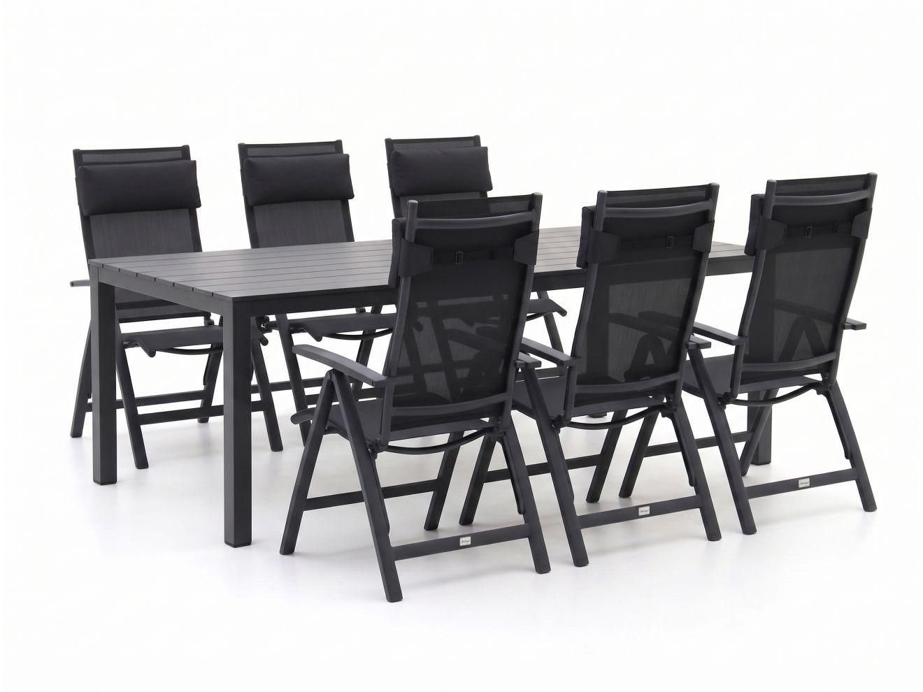 bellagio avenza/menzano 220cm dining tuinset 7 delig verstelbaar laagste prijsgarantie!