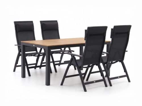 Bellagio Avio/Fidenza 160cm dining tuinset 5-delig verstelbaar - Laagste prijsgarantie!