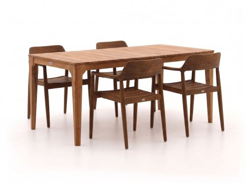 Bellagio Balba/Bruca 170cm dining tuinset 5-delig stapelbaar - Laagste prijsgarantie!