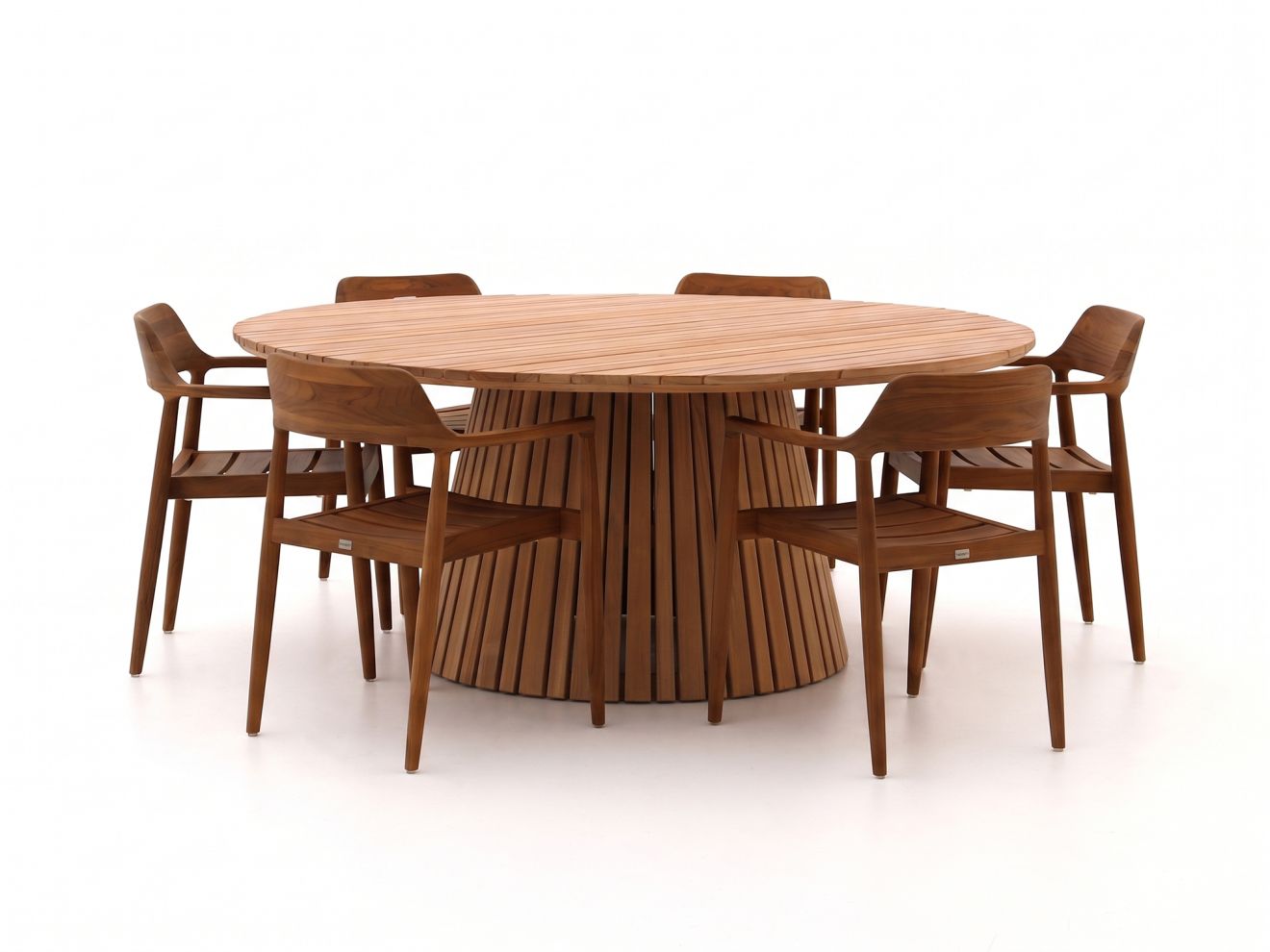 bellagio balba/santa severina ø180cm dining tuinset 7 delig stapelbaar laagste prijsgarantie!