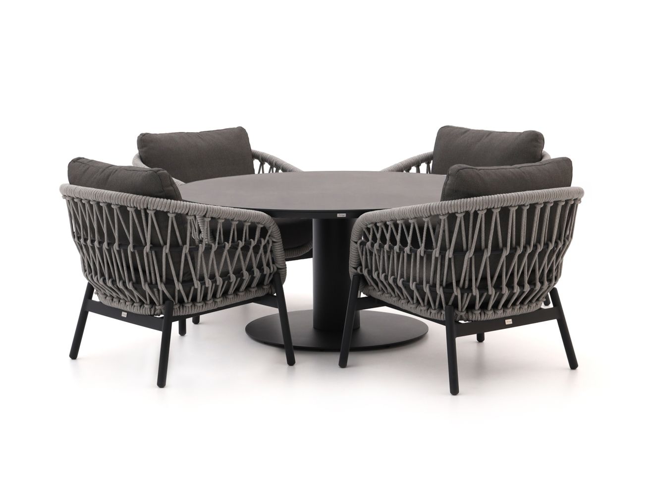 bellagio cupello/la fonte ø150cm low dining tuinset 5 delig laagste prijsgarantie!