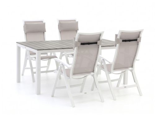 Bellagio Lugo/Fidenz 183cm dining tuinset 5-delig verstelbaar - Laagste prijsgarantie!