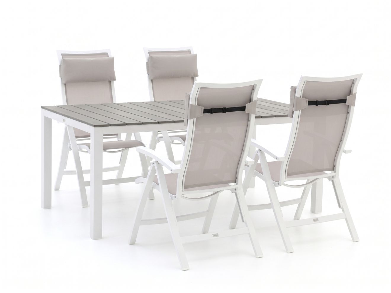 bellagio lugo/fidenz 183cm dining tuinset 5 delig verstelbaar laagste prijsgarantie!