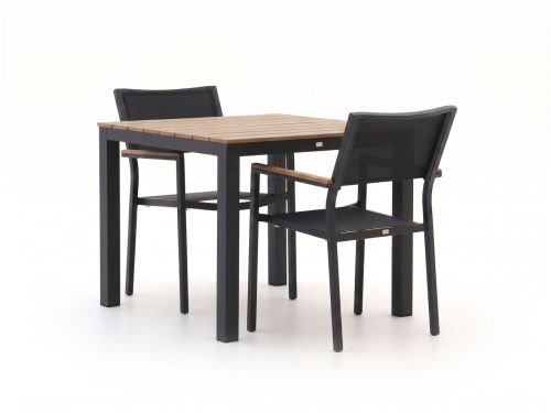 Bellagio Roma/Fidenza 90cm dining tuinset 3-delig stapelbaar - Laagste prijsgarantie!