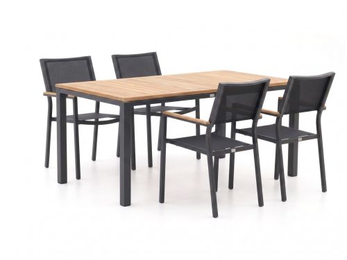 Bellagio Roma/Linosa 180cm dining tuinset 5-delig stapelbaar - Laagste prijsgarantie!