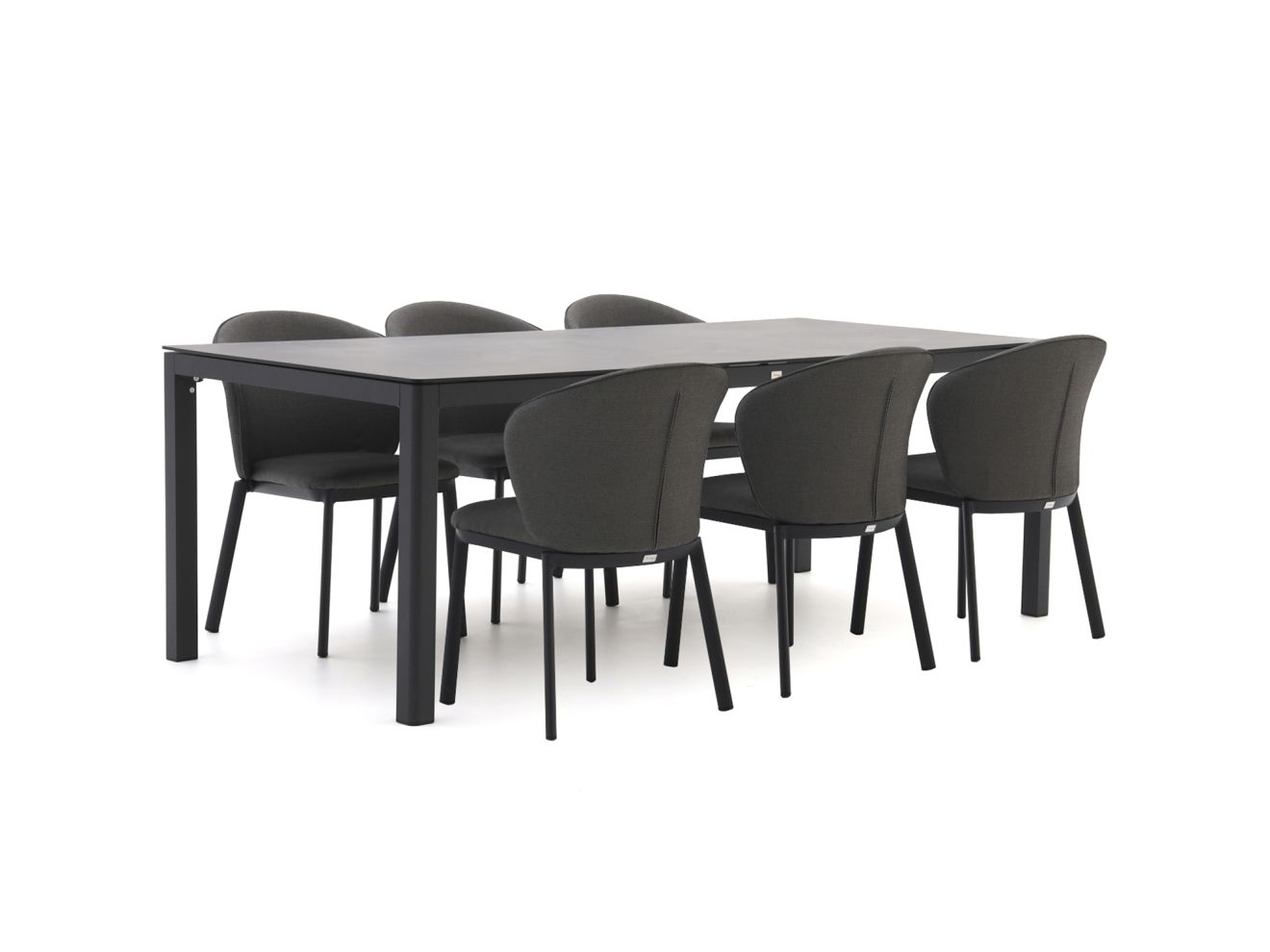 bellagio san lupo/la fonte 220cm dining tuinset 7 delig laagste prijsgarantie!