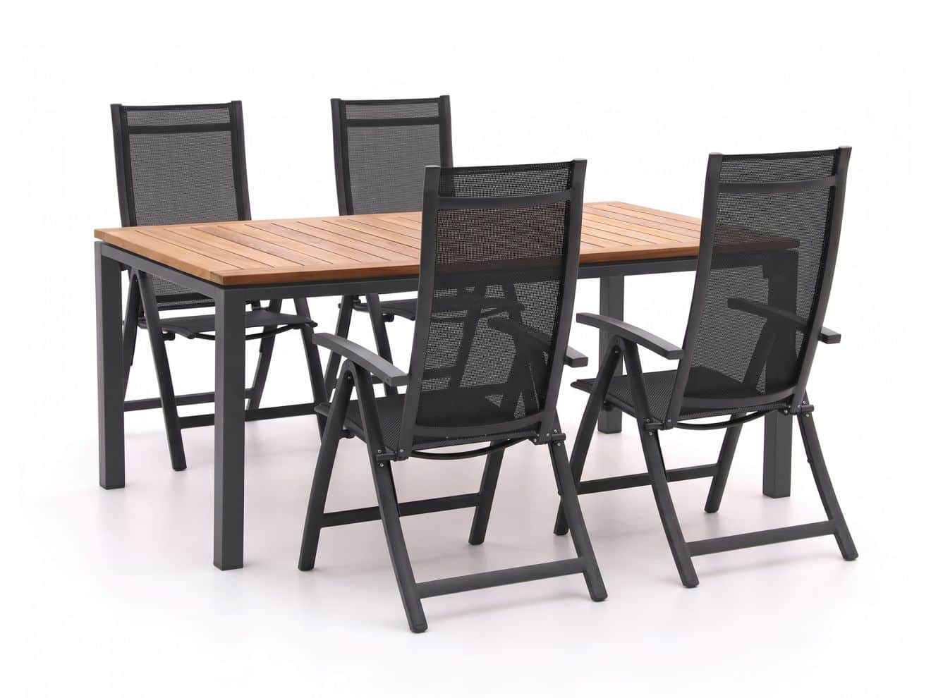 bellagio trappeto/linosa 180cm dining tuinset 5 delig verstelbaar laagste prijsgarantie!