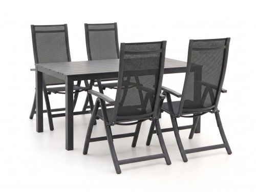 Bellagio Trappeto/Menzano 160cm dining tuinset 5-delig verstelbaar - Laagste prijsgarantie!
