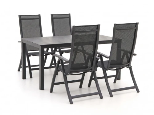 Bellagio Trappeto/Menzano 160cm dining tuinset 5-delig verstelbaar - Laagste prijsgarantie!