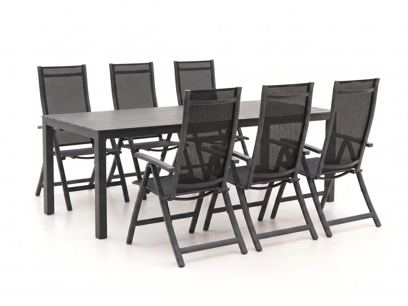 bellagio trappeto/menzano 220cm dining tuinset 7 delig verstelbaar laagste prijsgarantie!