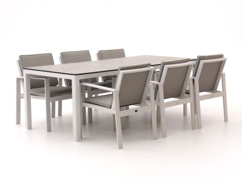 Bellagio Vezzano/La Fonte 220cm dining tuinset 7-delig - Laagste prijsgarantie!