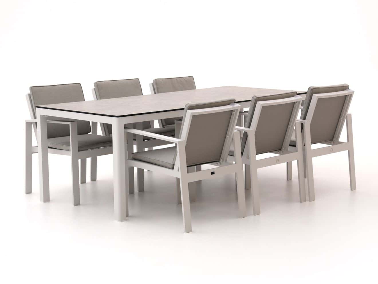 bellagio vezzano/la fonte 220cm dining tuinset 7 delig laagste prijsgarantie!