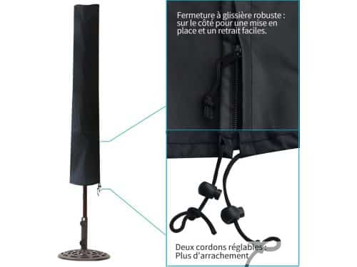 beschermhoes voor parasolhoes parasolhoes voor Ø 300cm parasolhoes Tearproof Waterdicht