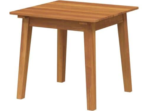 Bijzettafel Hout - Terrastafel Buiten - Buiten Zitten - Massief