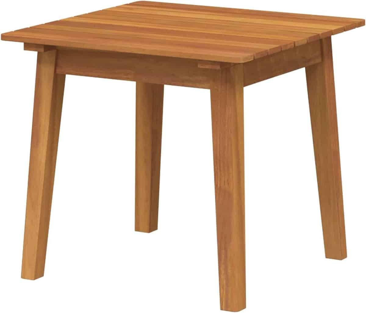 bijzettafel hout terrastafel buiten buiten zitten massief