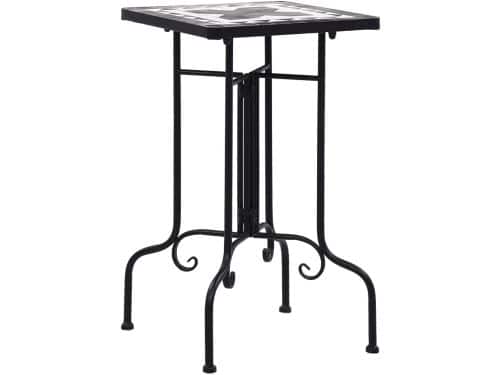 Bijzettafel Mozaïek - Bloementafel Balkonkruk - Terras Decoratie - Weerbestendig