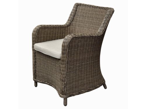 Bilbao dining tuinstoel bruin wicker