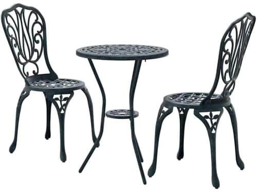 Bistroset 3-delig - Terrasmeubelen - Buiten Genieten - Aluminium Constructie