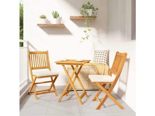 Bistroset Tuin - Balkonmeubelset Terras - Buiten Zitten - Massief