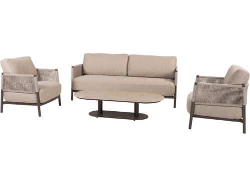 Boaz Savanne stoel bank loungeset 4 delige keramiek terre 4
