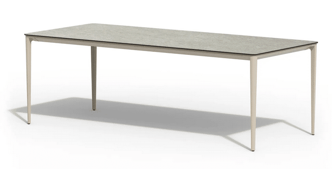briga dining tafel trespa ophira champagne 240 x 100 cm tierra outdoor tierra outdoor