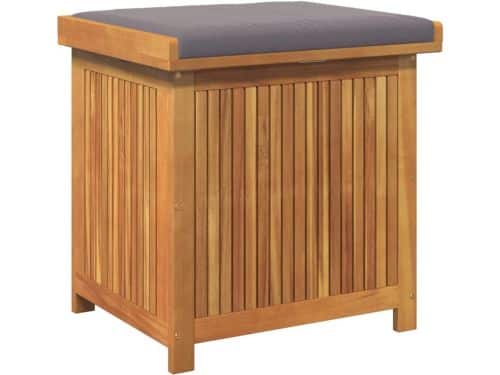 Buiten Kussenbox van Acaciahout 60x50x61cm - Opbergdoos voor Kussens en